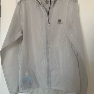 NWT Men’s Advanced Skin Salomon Waterproof, Breathable Running Jacket. Medium.